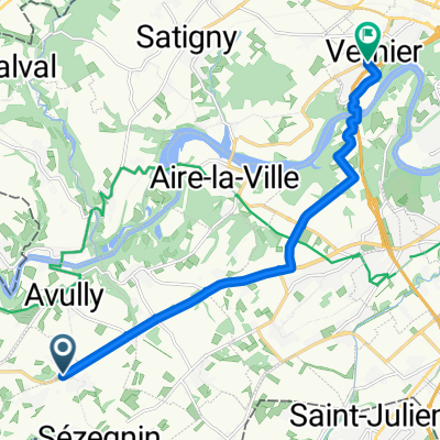 5X4X+H8 nach Rue du Village