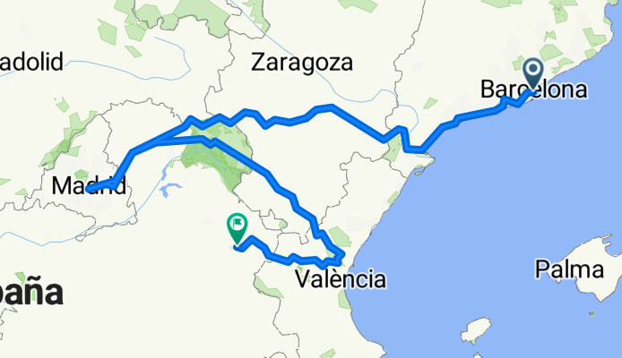 From Barcelona to Madrid