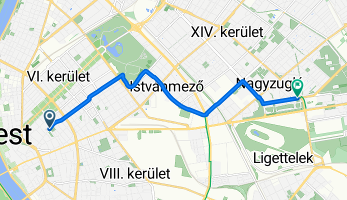 Dob utca, Budapest - Örs vezér tere, Budapest