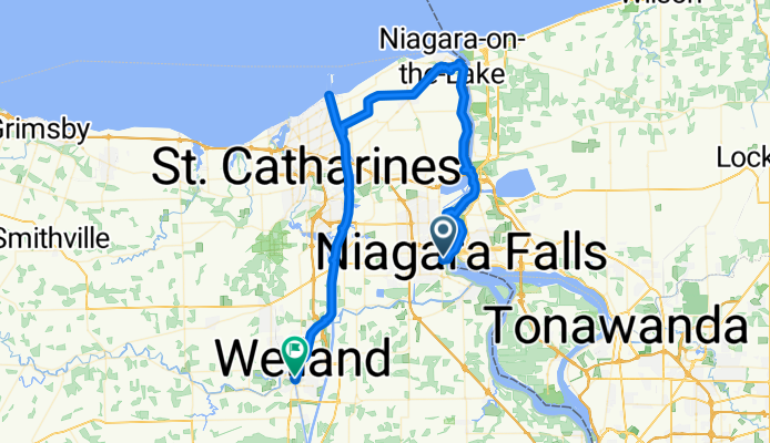 Fallsview Blvd, Niagara Falls to Prince Charles Dr S, Welland