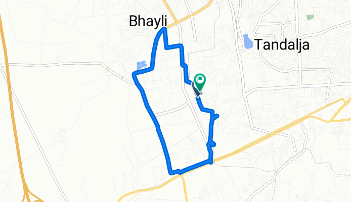 Vasna Bhayli Canal Road to Vasna Bhayli Canal Road