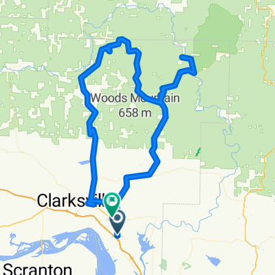 Ozark loop (Bikemap shorter)