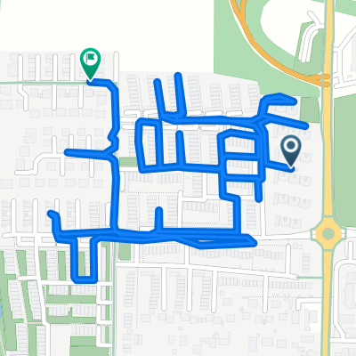 Rotkehlchenstraße nach Sperlingsweg