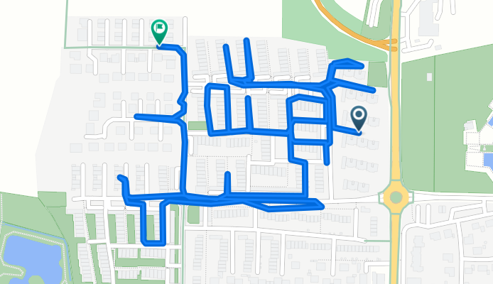 Rotkehlchenstraße nach Sperlingsweg