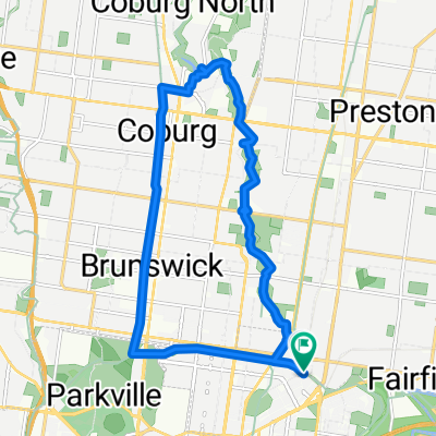 Rushall St to Pentridge via Upfield Trail