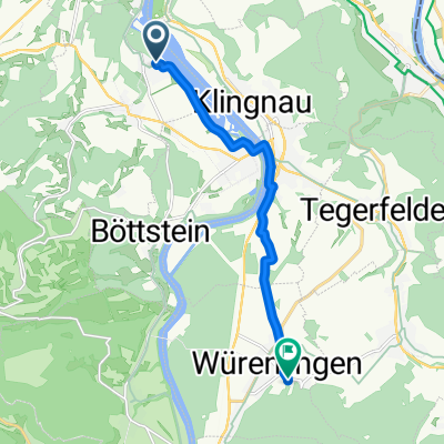 Lerchenweg, Leuggern nach Baderweg, Würenlingen