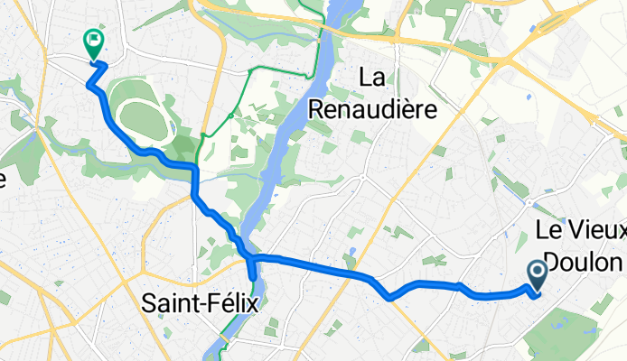 Rue des Floralies, Nantes à Rue de la Fantaisie, Nantes