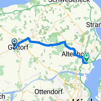 Hasselrott, Gettorf nach Groß Hasselrod, Kiel