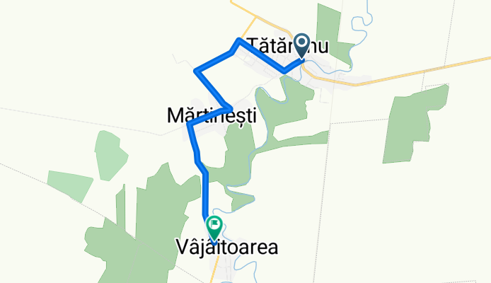 Route in Tătăranu