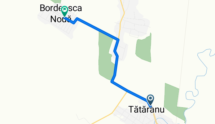 Route in Tătăranu