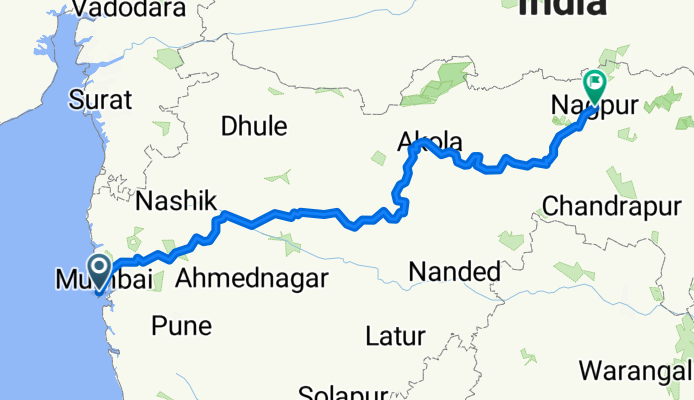 From Mumbai to Nagpur