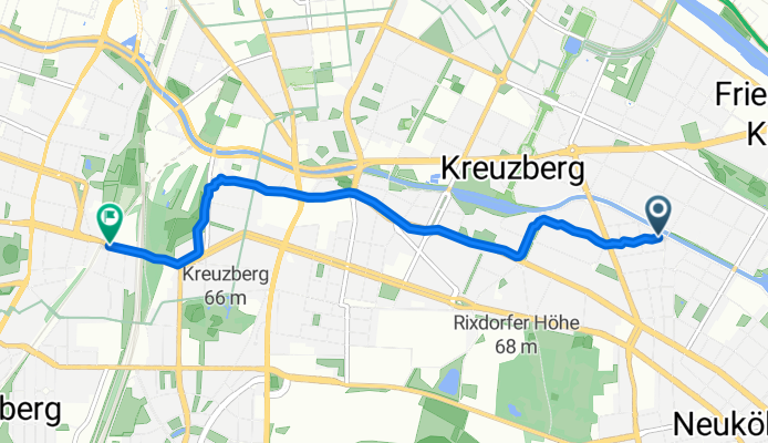 Ohlauer Straße, Berlin nach Bülowstraße, Berlin