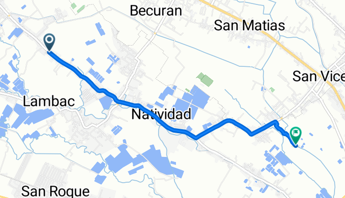 Route from 2H2F+MFF