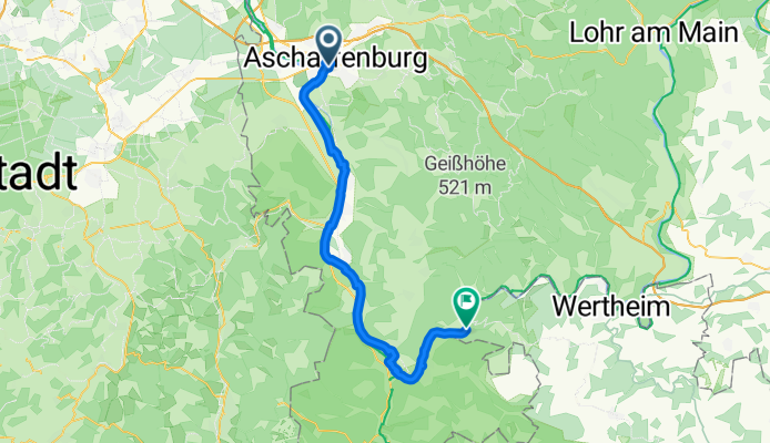 Von Aschaffenburg bis Freudenberg