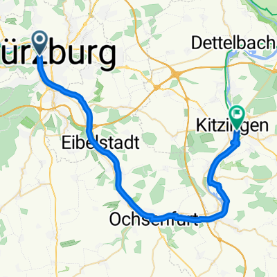 Von Würzburg bis Kitzingen