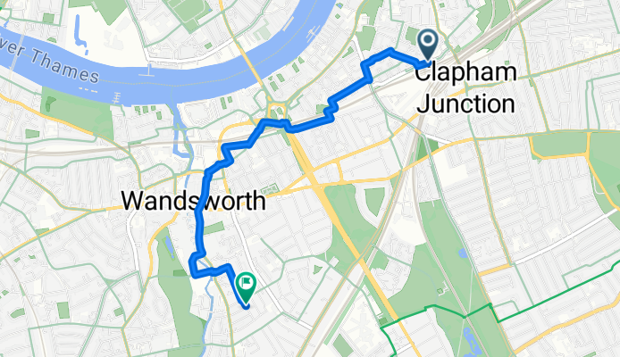Wandsworth, London to Treport Street, London