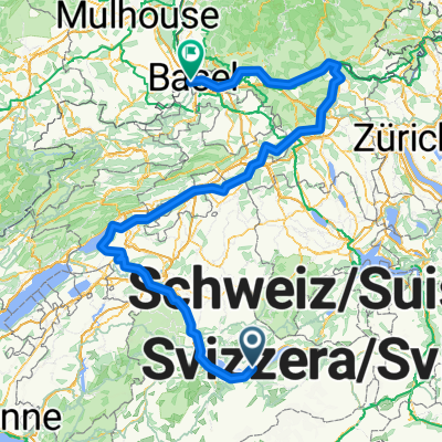 Unterseen - Aarberg + Aarberg - Olten + Olten - Stein