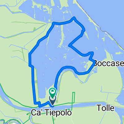 Via Venier, Porto Tolle nach Porto Viro