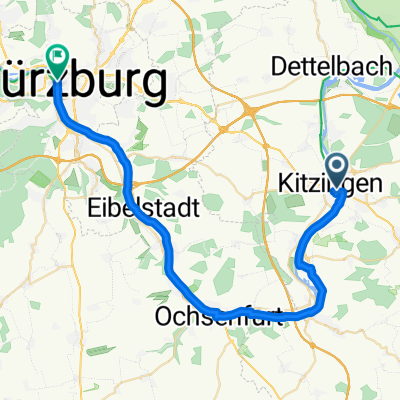 Von Kitzingen bis Würzburg