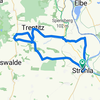 Am Wasserturm, Strehla to Reinhold-Kirsten-Straße, Strehla