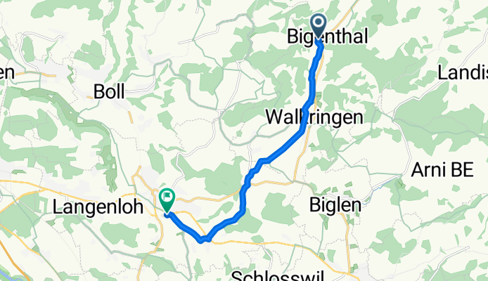 Küebiweg, Bigenthal nach Richigenstrasse, Worb