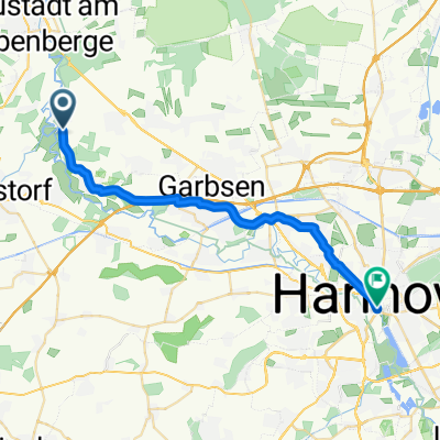 Arbeit, 23 km, Schlori-Garbsen-Herrenhausen