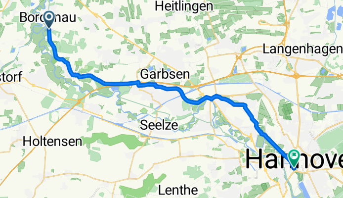 Arbeit, 23 km, Schlori-Garbsen-Herrenhausen
