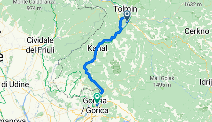 From Most na Soči to Nova Gorica