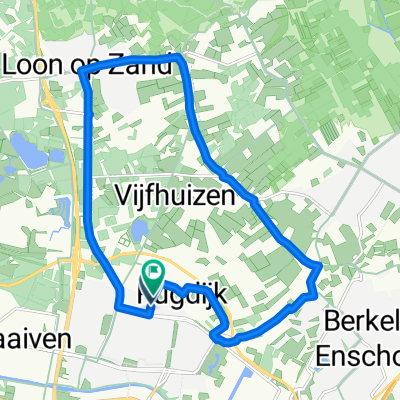 Griegstraat, Tilburg naar Griegstraat, Tilburg