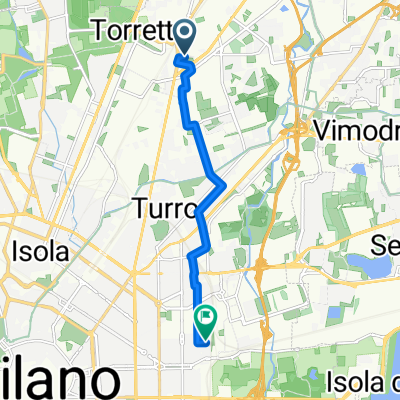 Da Via XXIV Maggio a Via Giovanni Antonio Amadeo