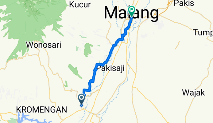 Jalan Sersan Murdoyo to Jalan Aries Munandar