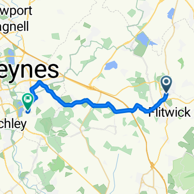 Flitwick Road, Bedford to Station Road, Milton Keynes