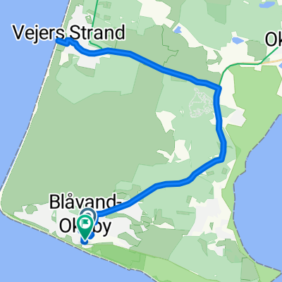 Oksby, Blåvand nach Oksby, Blåvand
