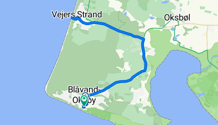 Oksby, Blåvand nach Oksby, Blåvand