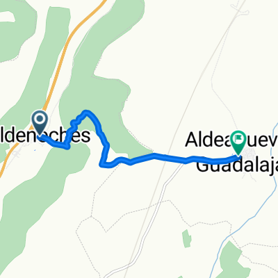 De Guadalajara a Aldeanueva de Guadalajara