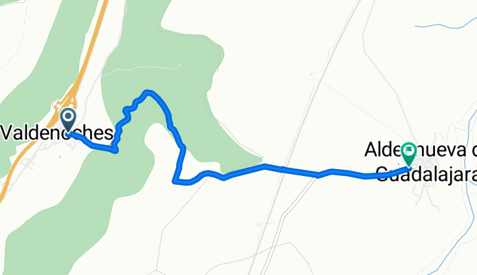 De Guadalajara a Aldeanueva de Guadalajara