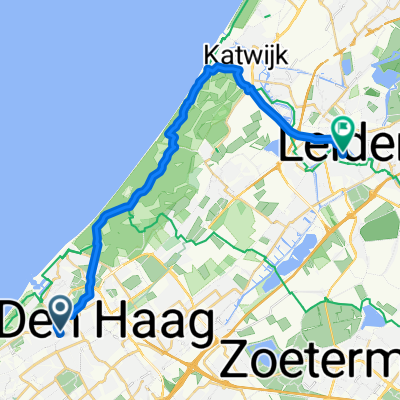 Fultonstraat, The Hague to Kloksteeg, Leiden