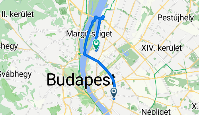 District VIII, Budapest to Pannónia utca, Budapest