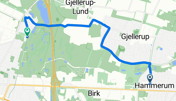 Landbrugsskolestien, Herning to HerregÄrdsparken, Herning