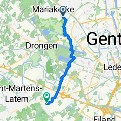 Mariakerke, Ghent to Henry Stanleylaan, Ghent