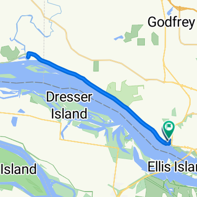 River rd to Piasa Island, Alton