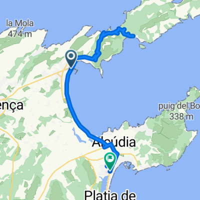 Passeig Saralegui, Pollença nach Carretera d'Artà, Alcúdia