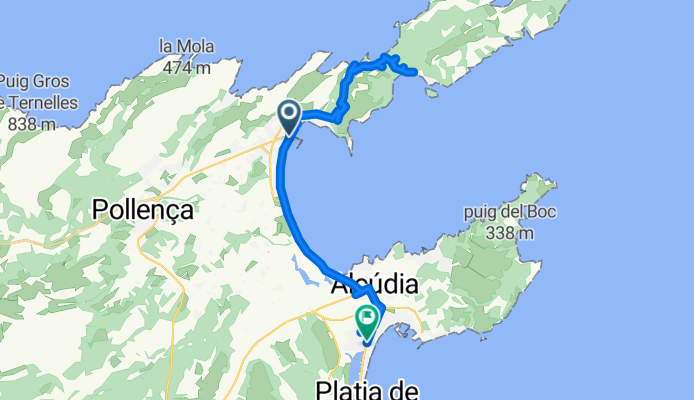 Passeig Saralegui, Pollença nach Carretera d'Artà, Alcúdia