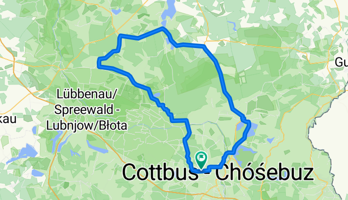 Cottbus-Goyatz-Lieberose-Peitz-Cottbus 