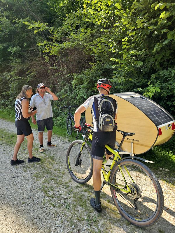 FREEBIRD-Anhänger Ausfahrt mit Maiki