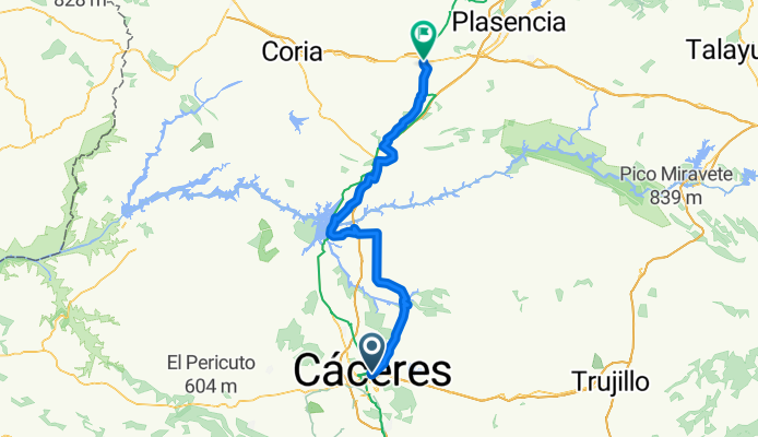 From Cáceres to Galisteo