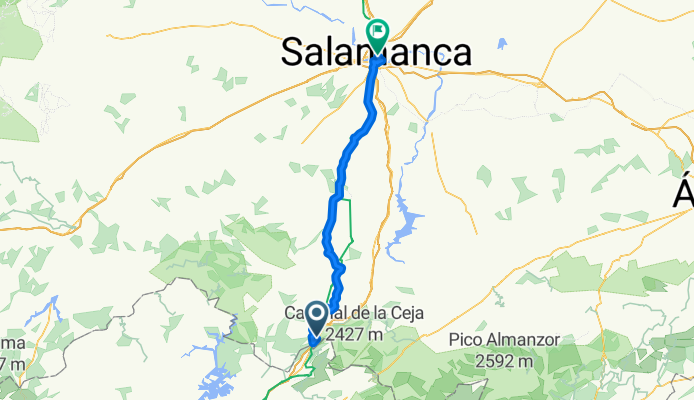 From Puerto de Béjar to Salamanca