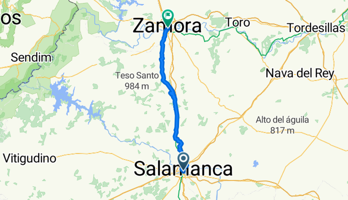 From Salamanca to Zamora