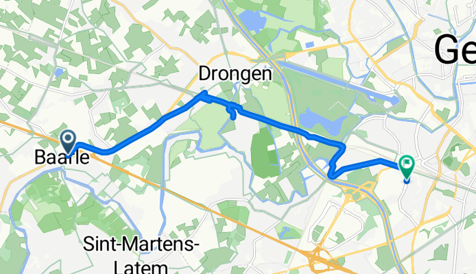 Baarledorpstraat to Voskenslaan 240B