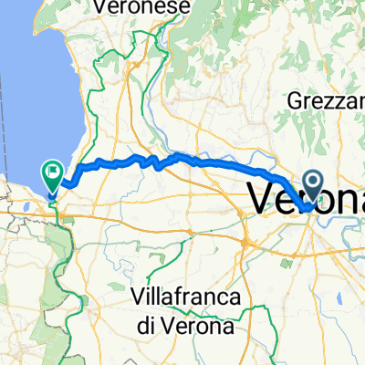 Piazza Brà, Verona to Peschiera del Garda